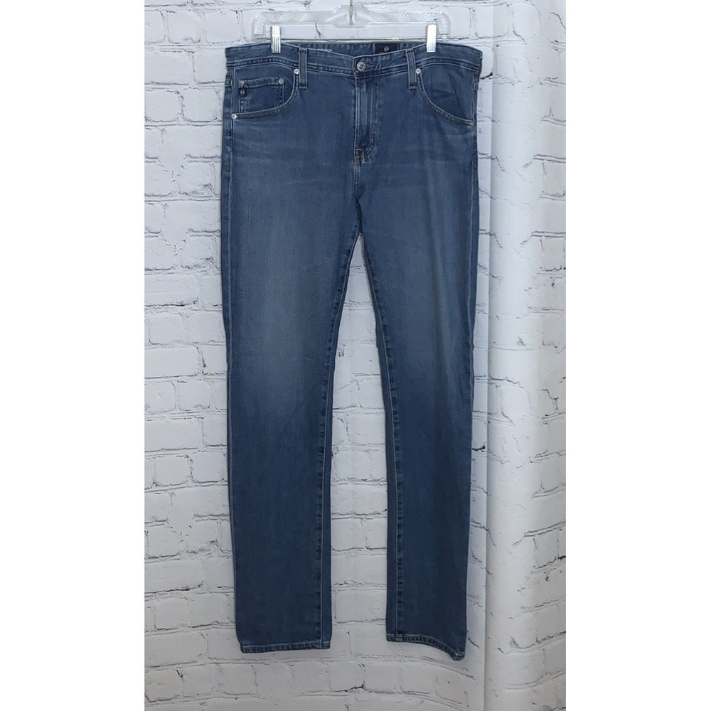 AG Adriano Goldschmied Jeans Men's 36x34 The Tellis Modern Slim Blue Denim